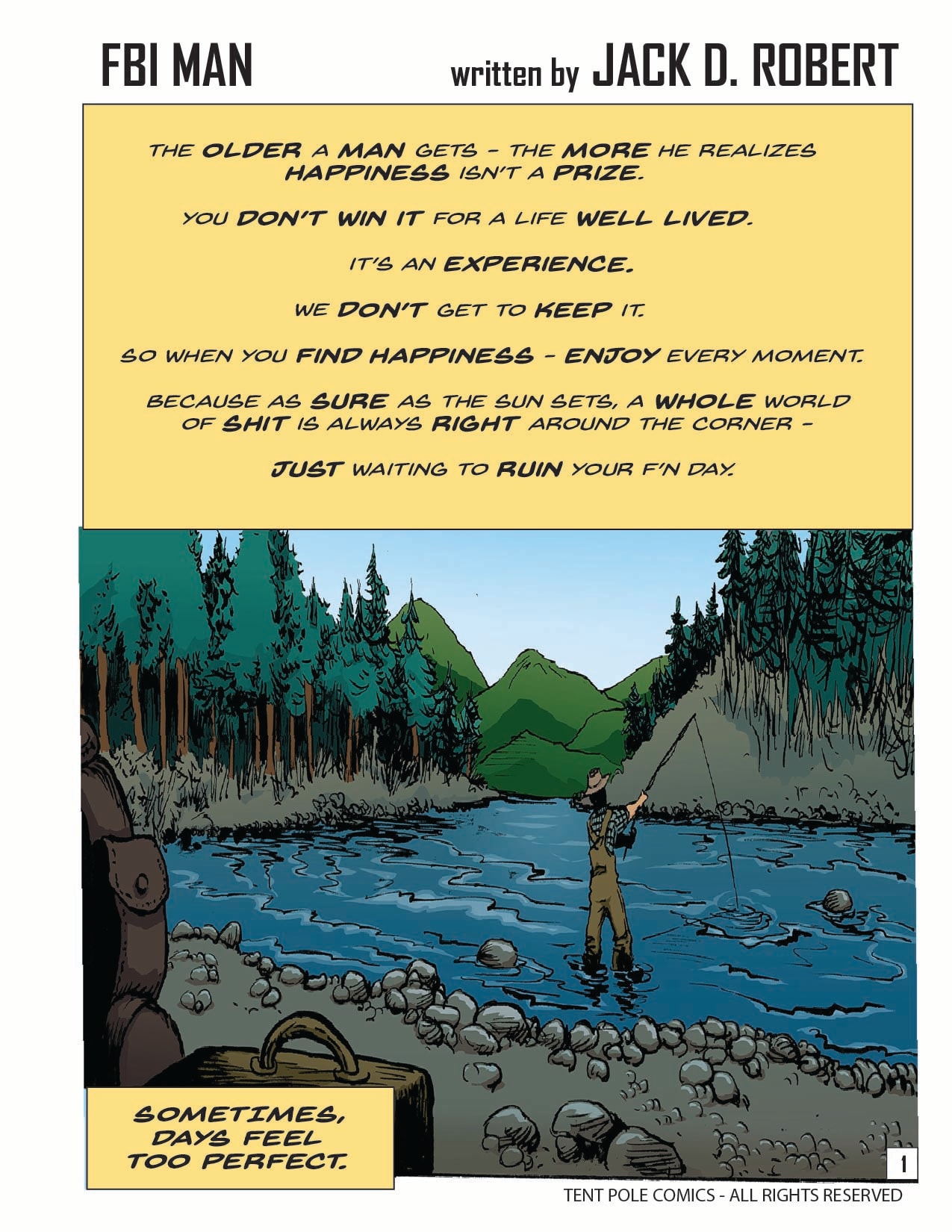 FBI Man — Page 1 interior art