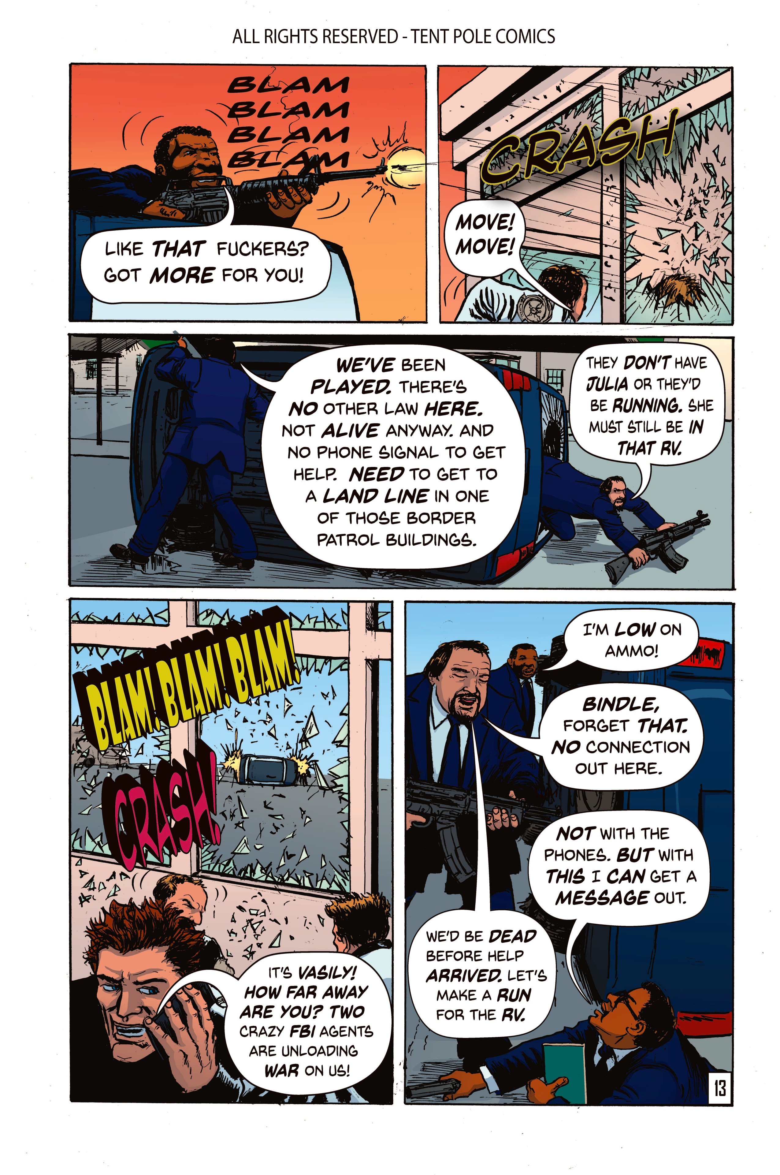 FBI Man — Page 13 interior art