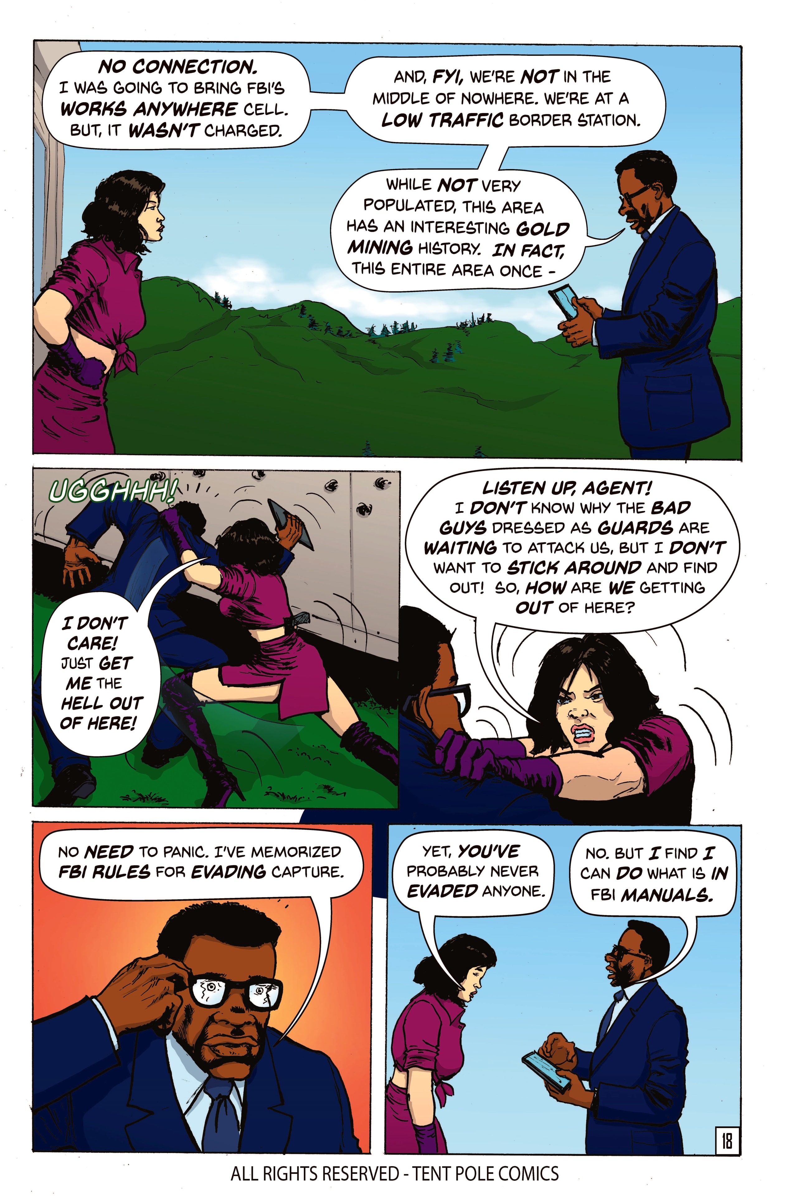 FBI Man — Page 18 interior art