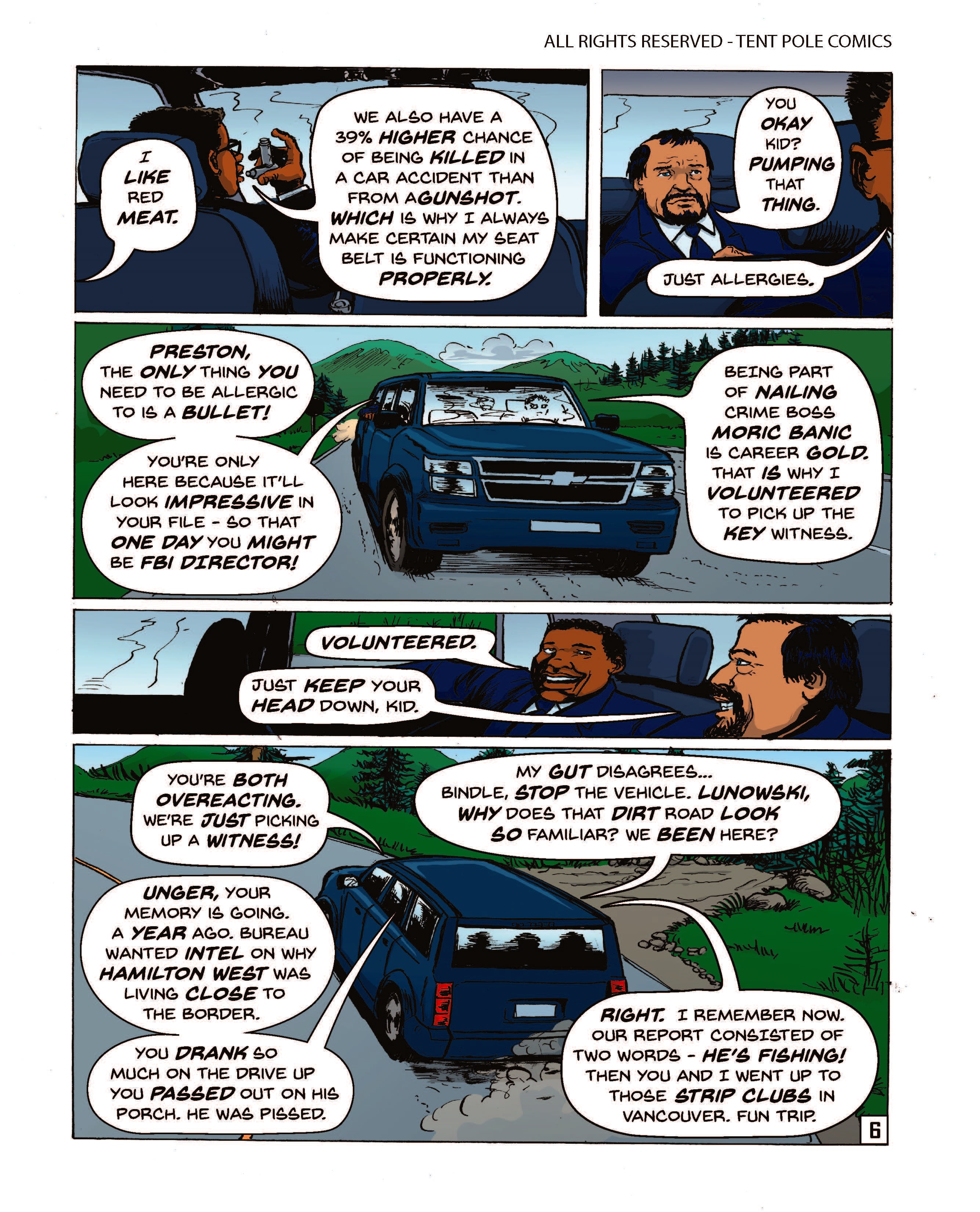 FBI Man — Page 6 interior art