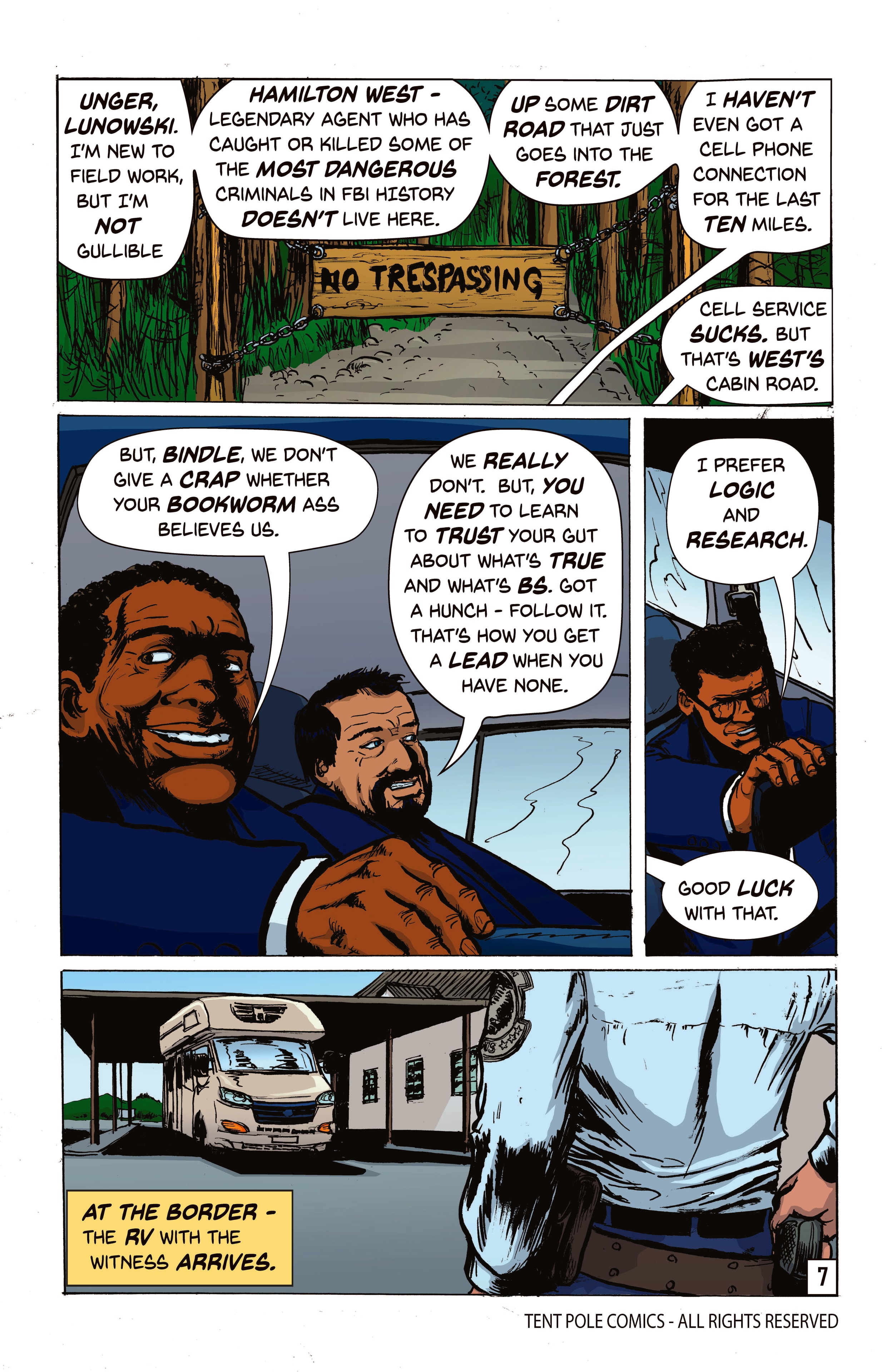 FBI Man — Page 7 interior art