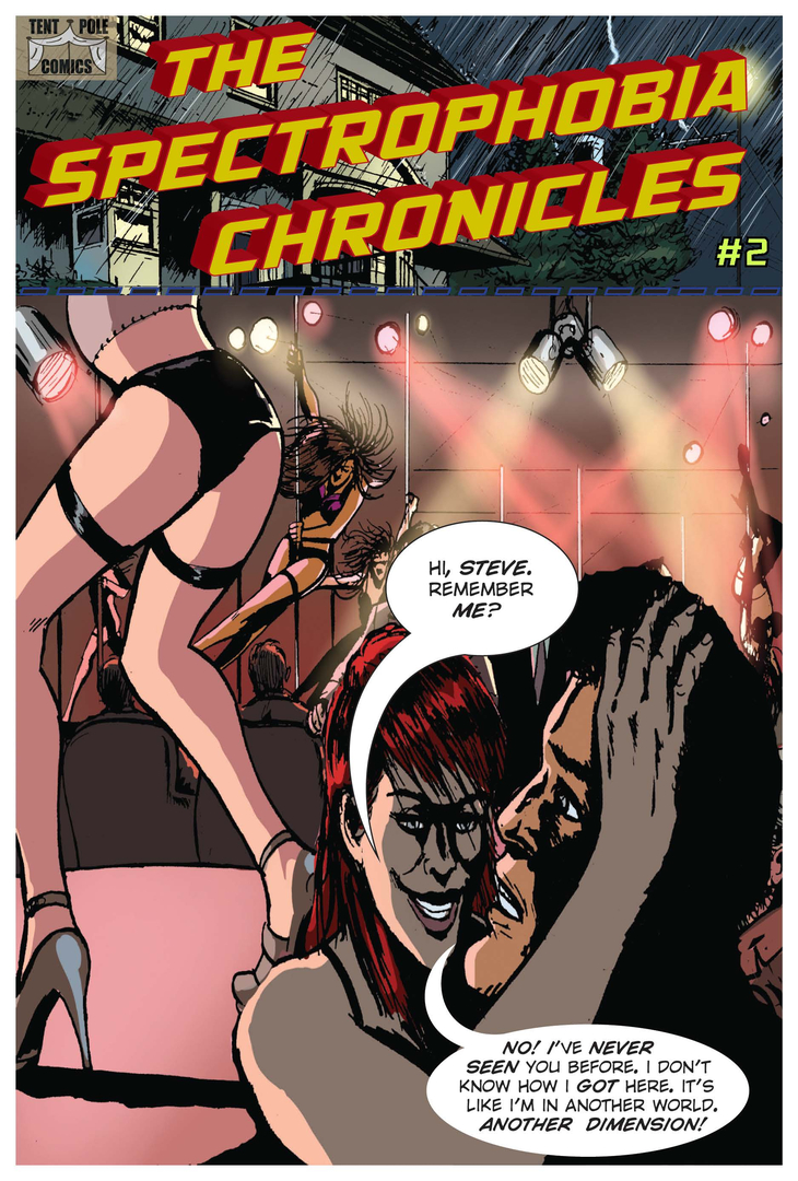 The Spectrophobia Chronicles #2 comic cover
